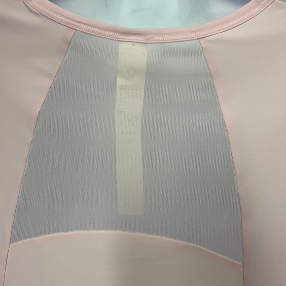 Lululemon Sculpt Cropped Tank Top, Meadowsweet Pink, Mesh, Size 12, LW1FDNS, NWT - Picture 6 of 9